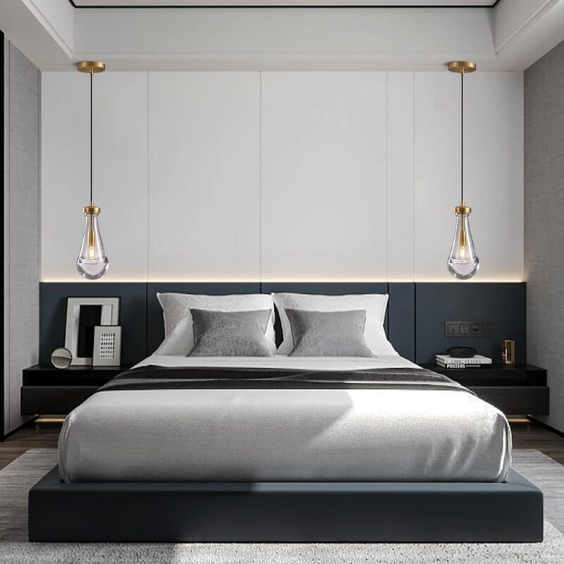 Aladdinlight ペンダントライト　ガラス　吊り下げ照明　ダイニング ３色