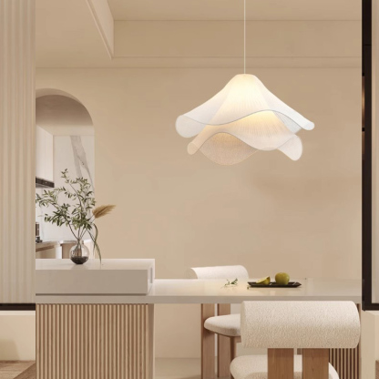 ペンダントライト ダイニング 北欧 布 1灯 E26 led モダン シンプル レトロ デザイン 天井照明 シェードランプ ライト 玄関 リビング トイレ 寝室 洗面所 居間用 キッチン 食卓用 ダクトレール用 可愛い 階段 玄関 小さい clear 自然