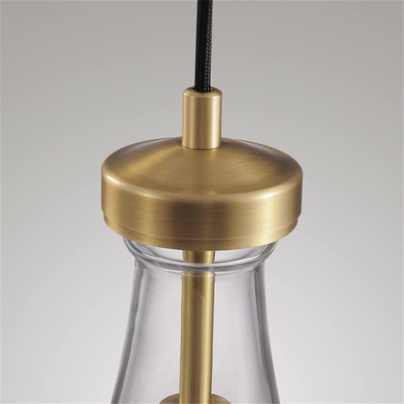 Aladdinlight ペンダントライト　ガラス　吊り下げ照明　ダイニング ３色