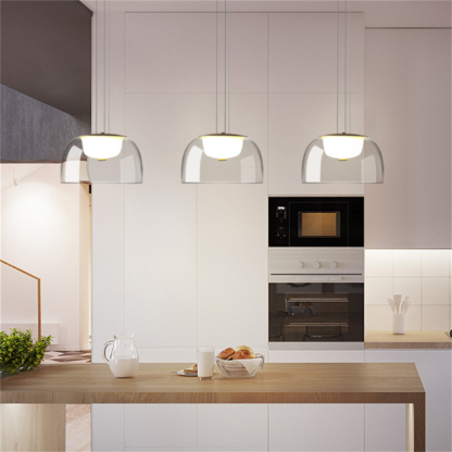 Aladdinlightペンダントライト　ガラス　吊り下げ照明　ダイニング  キッチン   バーカウンター    ベッドサイド