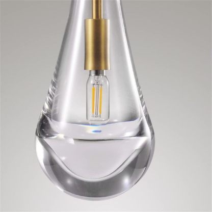 Aladdinlight ペンダントライト　ガラス　吊り下げ照明　ダイニング ３色