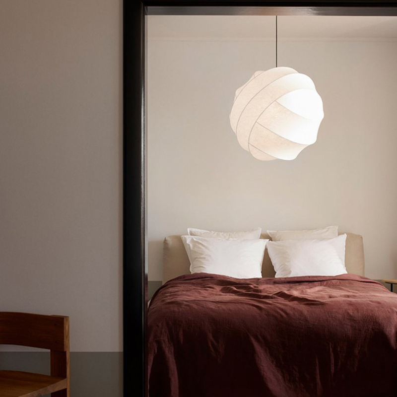 ペンダントライト ダイニング E26 LED 和風 人工生糸 インテリア照明 北欧 ヴィンテージ カフェ キッチン レトロ 廊下 おしゃれ 和風 モダン 和モダン 月 蚕糸 侘び寂び 寝室 レストラン 書斎 民宿 復古 創意 田園 8畳 10畳 12畳