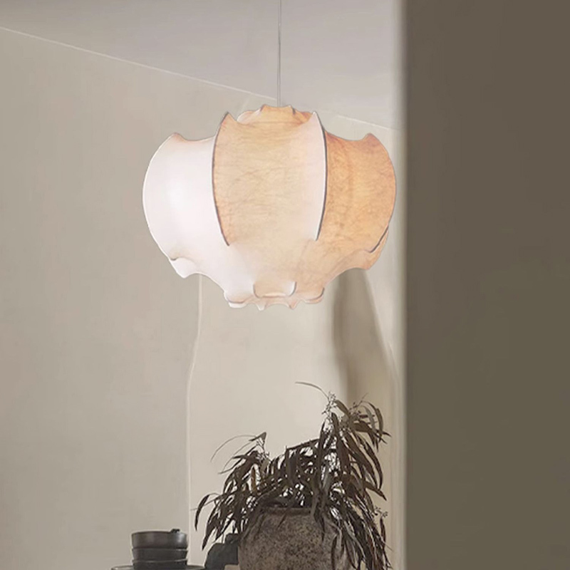 ペンダントライト ダイニング E26 LED 和風 人工生糸 インテリア照明 北欧 ヴィンテージ カフェ キッチン レトロ 廊下 おしゃれ 和風 レトロ モダン 和モダン 月