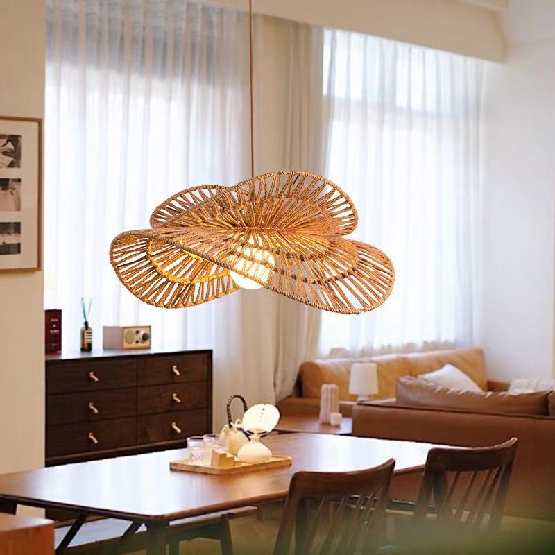 ペンダントライト ダイニング おしゃれ E26 LED 和風 麻縄 インテリア照明 北欧 ヴィンテージ カフェ キッチン レトロ 廊下 おしゃれ 和風 レトロ モダン 和モダン