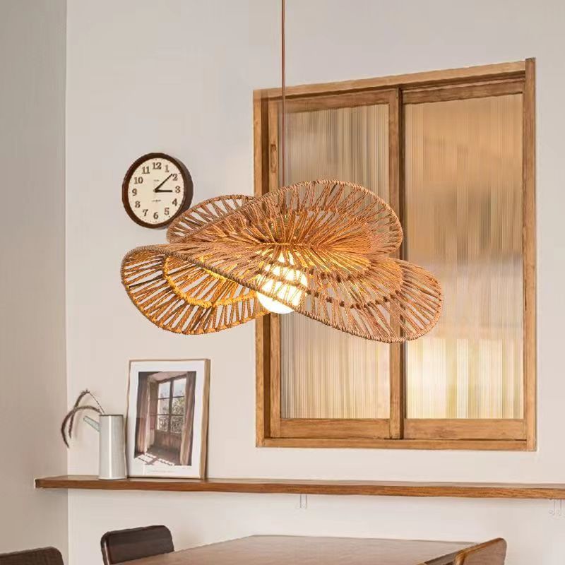 ペンダントライト ダイニング おしゃれ E26 LED 和風 麻縄 インテリア照明 北欧 ヴィンテージ カフェ キッチン レトロ 廊下 おしゃれ 和風 レトロ モダン 和モダン