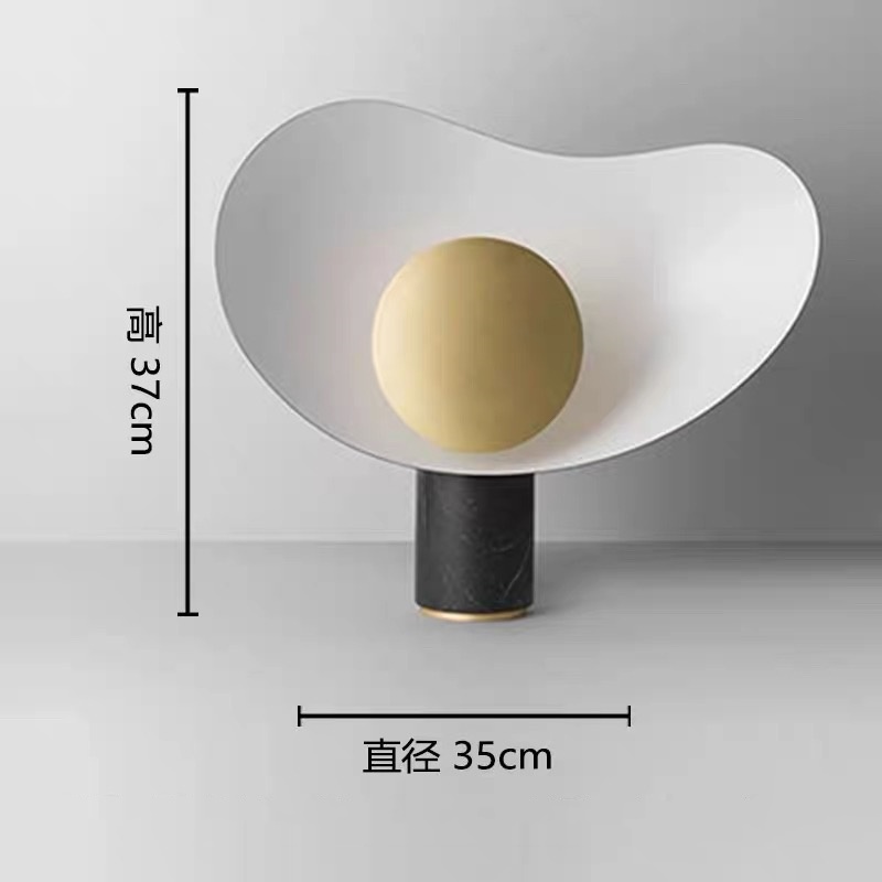 Crystal Hotel テーブルライト おしゃれ 天然大理石 マーブル ベッドライト 寝室 LED対応 間接照明 ホテル インテリア