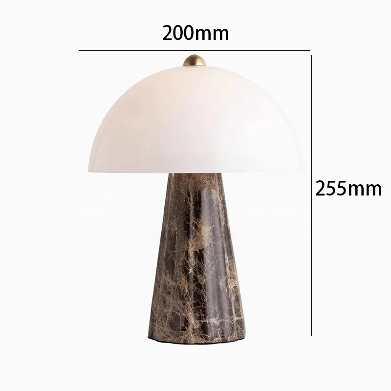 Crystal Hotel テーブルライト おしゃれ 天然大理石 マーブル ベッドライト 寝室 LED対応 間接照明 ホテル インテリア