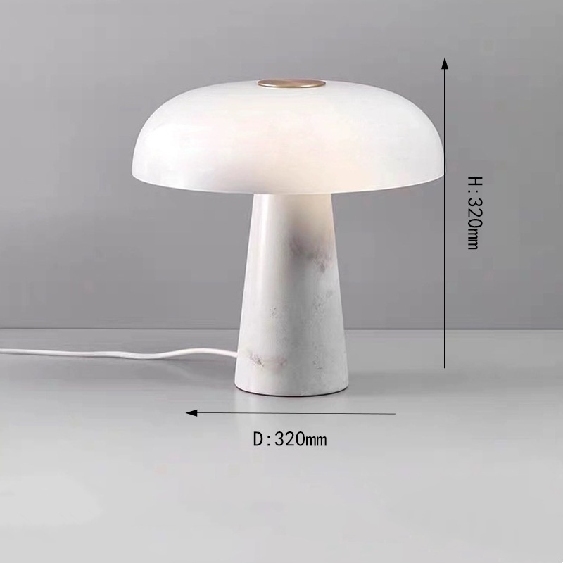 Crystal Hotel テーブルライト おしゃれ 天然大理石 マーブル ガラス ベッドライト 寝室 LED対応 間接照明 ホテル インテリア