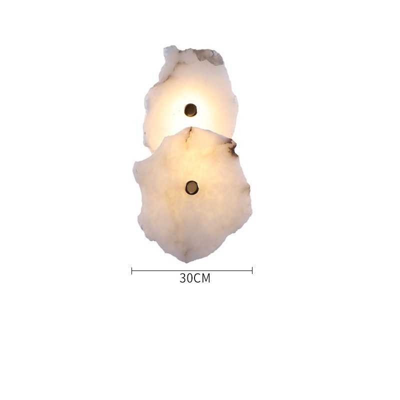 Crystal Hotel ウォールライト ブラケットライト 大理石調ストーン インテリア 天然石 おしゃれ LED光源内蔵 電球色