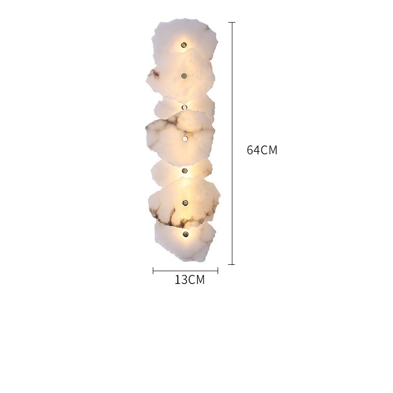 Crystal Hotel ウォールライト ブラケットライト 大理石調ストーン インテリア 天然石 おしゃれ LED光源内蔵 電球色
