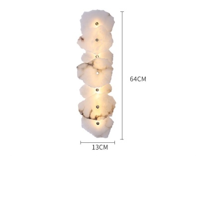 Crystal Hotel ウォールライト ブラケットライト 大理石調ストーン インテリア 天然石 おしゃれ LED光源内蔵 電球色