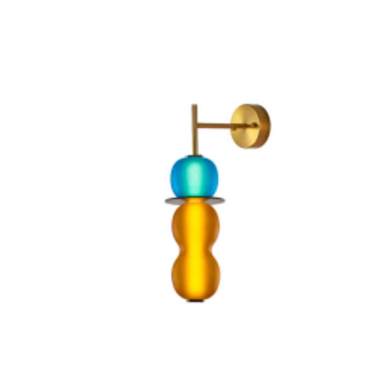 Crystal Hotel ウォールライト ブラケットライト ガラス インテリア アイアン おしゃれ LED光源内蔵 電球色