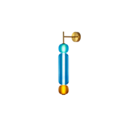 Crystal Hotel ウォールライト ブラケットライト ガラス インテリア アイアン おしゃれ LED光源内蔵 電球色