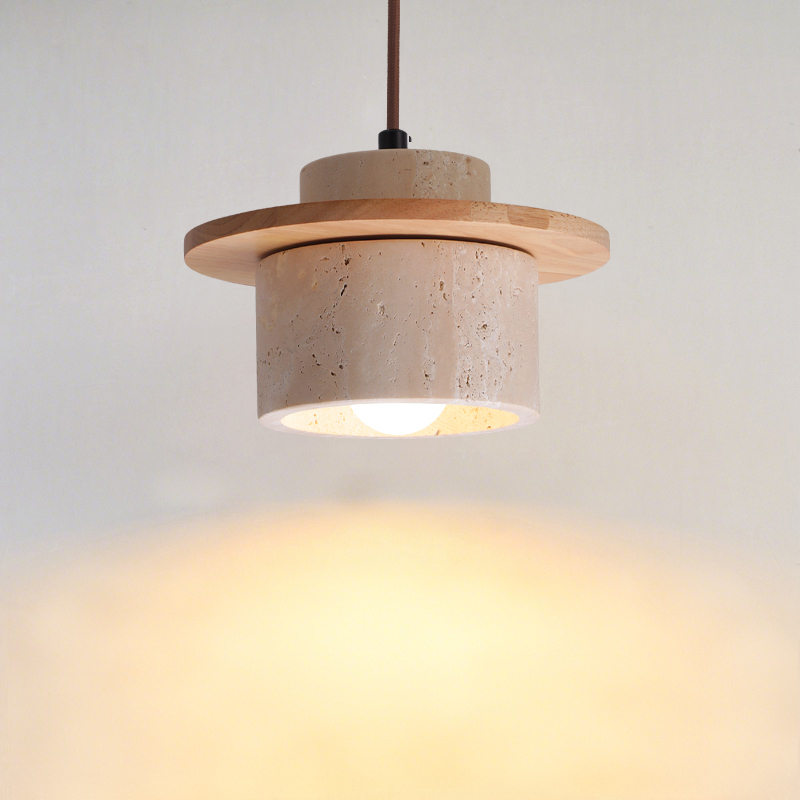 ペンダントライト 北欧 ダイニング 木 黄洞石 おしゃれ 1灯 口金E26 LED対応 モダン シンプル デザイン 照明 天井照明 シェードランプ ライト 玄関 リビング 寝室 洗面所 居間用 キッチン 簡単取付 引掛けシーリング おしゃれ ダクトレール