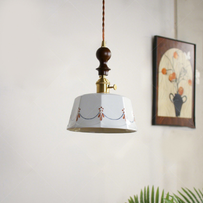 ペンダントライト おしゃれ ガラス レトロ 木 1灯 吊下げ灯 天井照明 間接照明 北欧 LED電球 洋風 キッチン 照明器具 トイレ 階段 引掛シーリング ダクトレール 電気 モダン シンプル かわいい リビング ダイニング インテリア照明 食卓 和室 癒やし 省エネ