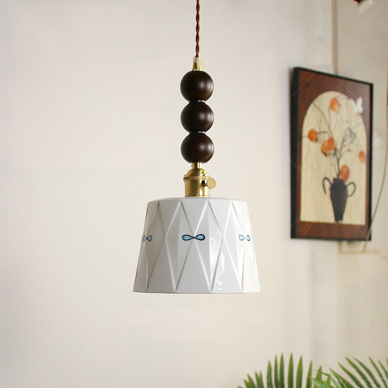 ペンダントライト おしゃれ ガラス レトロ 木 1灯 吊下げ灯 天井照明 間接照明 北欧 LED電球 洋風 キッチン 照明器具 トイレ 階段 引掛シーリング ダクトレール 電気 モダン シンプル かわいい リビング ダイニング インテリア照明 食卓 和室 癒やし 省エネ