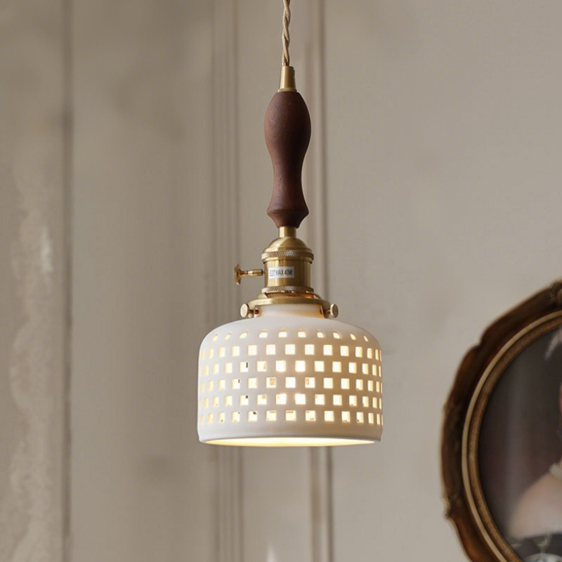 ペンダントライト 北欧 ダイニング おしゃれ 口金E26 陶器 磁器 筒型 花紋 食卓用 天井照明 レトロ ナチュラル シンプル キッチン 玄関 シーリングライト カフェ 照明 おしゃれ セラミック リビング 居間 インテリア 寝室 カントリー 小型 引越し