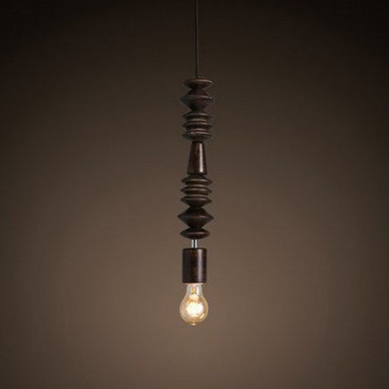 ペンダントライト ダイニング  北欧 木 胡桃色 ダクトレール用 アイアン 積み木 1灯 E26口金 led モダン シンプル レトロ デザイン 天井照明 シェードランプ  ライト 玄関 リビング  トイレ 寝室 洗面所 居間用 キッチン 食卓用  可愛い 階段 和風 ブロック