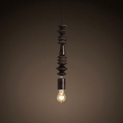 ペンダントライト ダイニング  北欧 木 胡桃色 ダクトレール用 アイアン 積み木 1灯 E26口金 led モダン シンプル レトロ デザイン 天井照明 シェードランプ  ライト 玄関 リビング  トイレ 寝室 洗面所 居間用 キッチン 食卓用  可愛い 階段 和風 ブロック