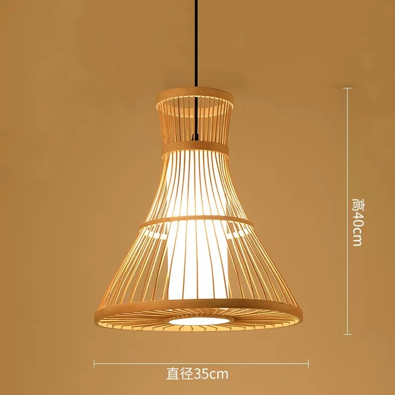 竹編み 和風 和室 アジアン ペンダントライト レトロ 天井照明 LED対応 3タイプ 天然素材