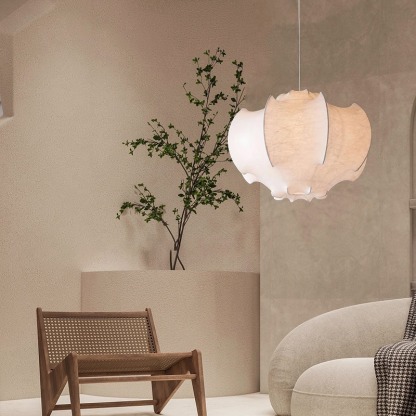 ペンダントライト ダイニング E26 LED 和風 人工生糸 インテリア照明 北欧 ヴィンテージ カフェ キッチン レトロ 廊下 おしゃれ 和風 レトロ モダン 和モダン 月