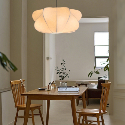 ペンダントライト ダイニング E26 LED 和風 人工生糸 インテリア照明 北欧 ヴィンテージ カフェ キッチン レトロ 廊下 おしゃれ 和風 レトロ モダン 和モダン 月