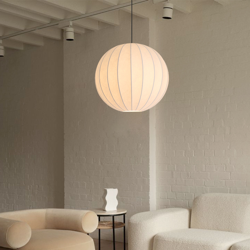 ペンダントライト ダイニング E26 LED 和風 人工生糸 インテリア照明 北欧 ヴィンテージ カフェ キッチン レトロ 廊下 おしゃれ 和風 レトロ モダン 和モダン 月