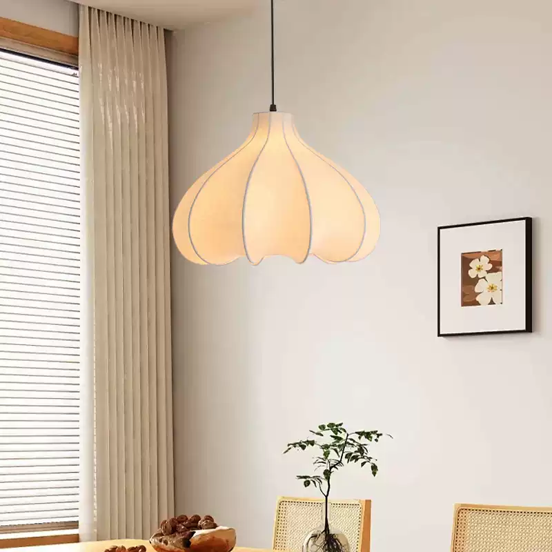 ペンダントライト ダイニング E26 LED 和風 人工生糸 インテリア照明 北欧 ヴィンテージ カフェ キッチン レトロ 廊下 おしゃれ 和風 レトロ モダン 和モダン 月