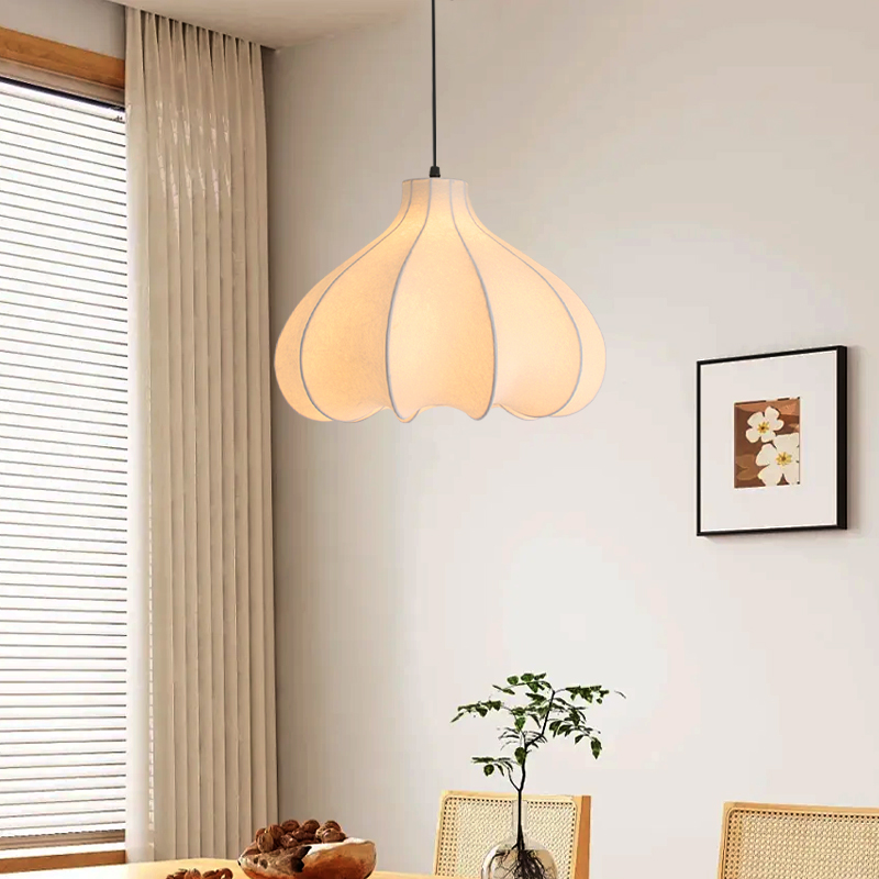 ペンダントライト ダイニング E26 LED 和風 人工生糸 インテリア照明 北欧 ヴィンテージ カフェ キッチン レトロ 廊下 おしゃれ 和風 レトロ モダン 和モダン 月
