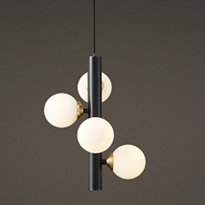 Aladdinlightシャンデリア、ガラスランプシェード、リビング、ダイニング、カフェ用