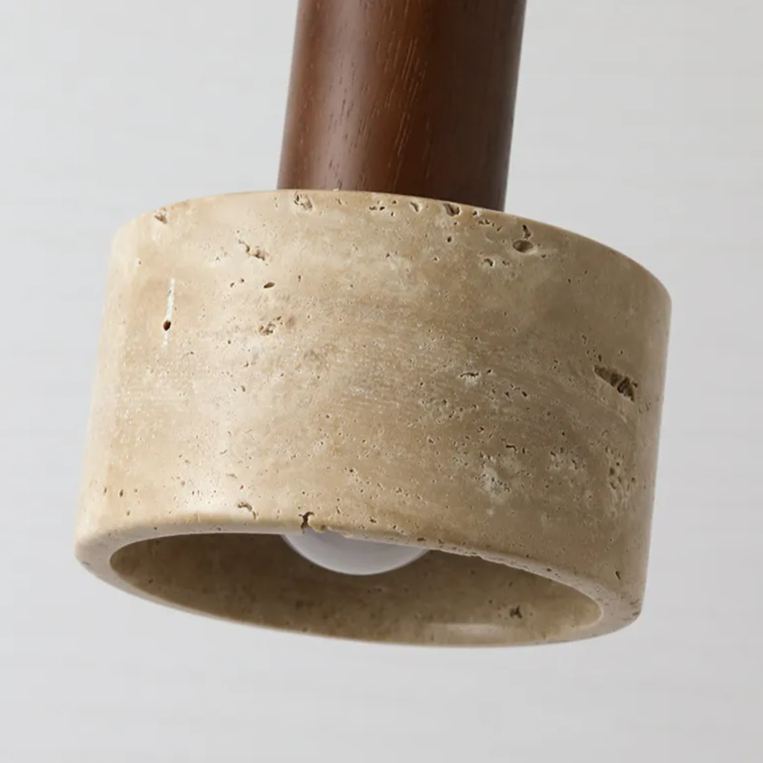 ペンダントライト 北欧 おしゃれ ダイニング 黄洞石 木 おしゃれ 1灯 口金E26 LED対応 モダン シンプル 照明 天井照明 シェードランプ 玄関 リビング 寝室 洗面所 居間用 キッチン 簡単取付 引掛けシーリング ダクトレール