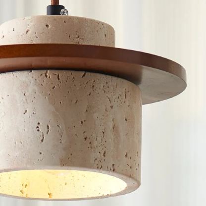 ペンダントライト 北欧 おしゃれ ダイニング 黄洞石 木 おしゃれ 1灯 口金E26 LED対応 モダン シンプル 照明 天井照明 シェードランプ 玄関 リビング 寝室 洗面所 居間用 キッチン 簡単取付 引掛けシーリング ダクトレール