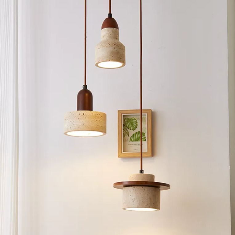 ペンダントライト 北欧 おしゃれ ダイニング 黄洞石 木 おしゃれ 1灯 口金E26 LED対応 モダン シンプル 照明 天井照明 シェードランプ 玄関 リビング 寝室 洗面所 居間用 キッチン 簡単取付 引掛けシーリング ダクトレール