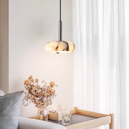 ペンダントライト 大理石 天然の石 ダイニング レトロで和モダンな吊り下げ照明