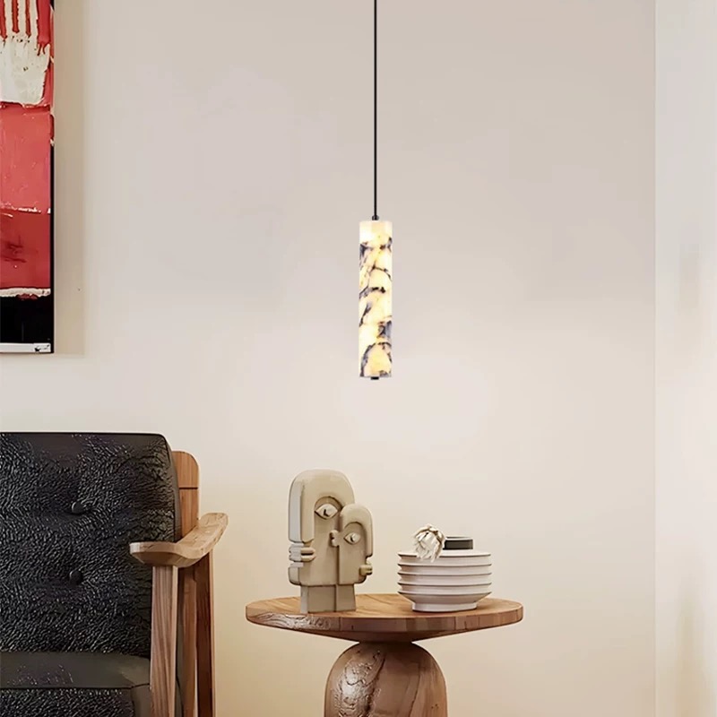 ペンダントライト 大理石 天然の石 ダイニング レトロで和モダンな吊り下げ照明