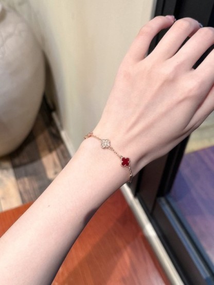 新中式竹節鑲鑽手鐲｜節節高寓意 高級質感百搭氣質手環