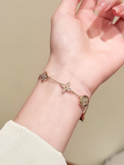 新中式竹節鑲鑽手鐲｜節節高寓意 高級質感百搭氣質手環