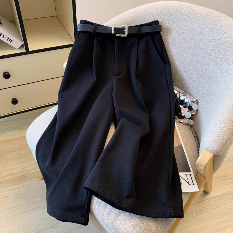 假兩件條紋拼接皮質背心｜韓系寬鬆外套