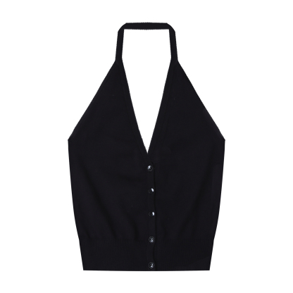 秋季韓系層次感穿搭套裝 | 吊帶背心馬甲 × 百搭針織衫 × 闊腿工裝褲 | 率性休閒風