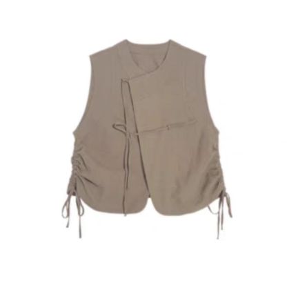 法式針織背心外套｜寬鬆外穿提升好感度｜秋冬必備層次感單品