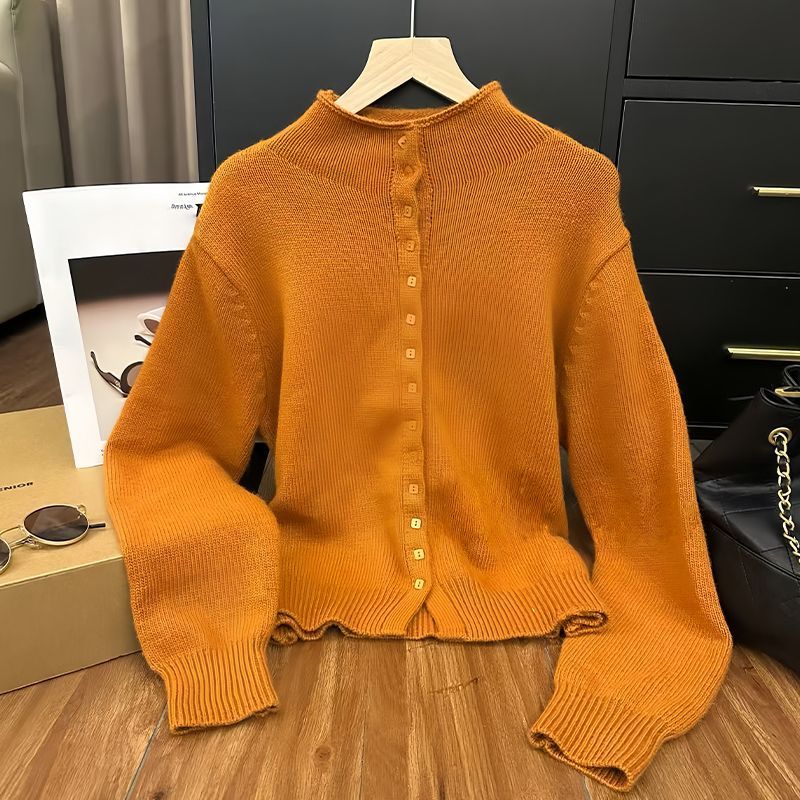 秋冬必收針織毛衣兩件套｜單排扣設計Ｘ高腰七分褲