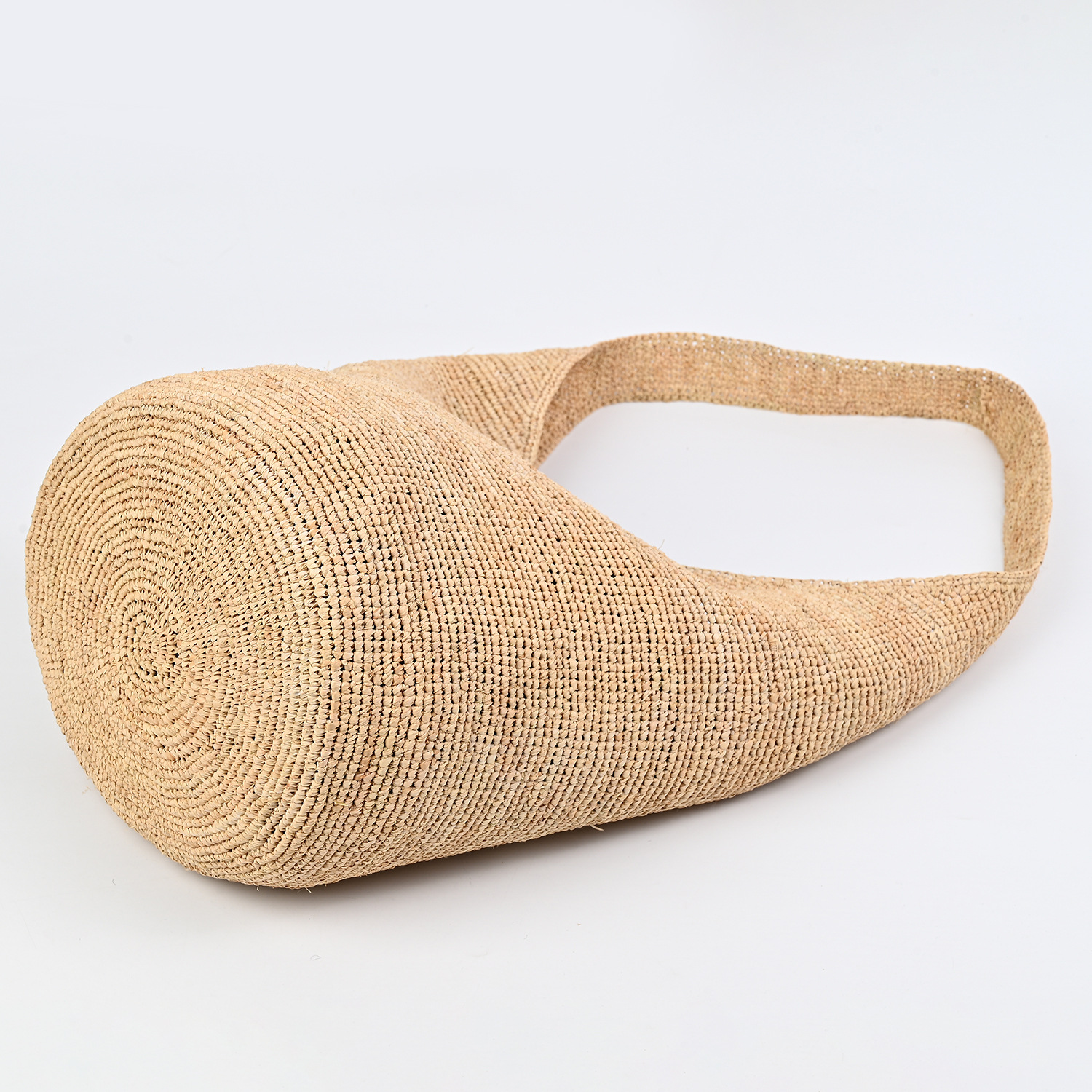 夏季限量款｜2025拉菲草水桶包｜輕便大容量設計｜沙灘購物兩用｜獨家設計