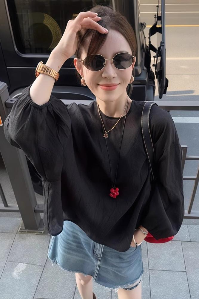 夏季時尚休閒風 | 獨家設計款牛仔短裙褲 | 不規則裁剪｜小眾設計感