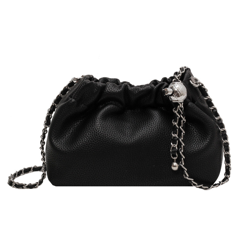 「現貨」金球雲朵包 小眾鏈條單肩包 迷你手提斜挎包