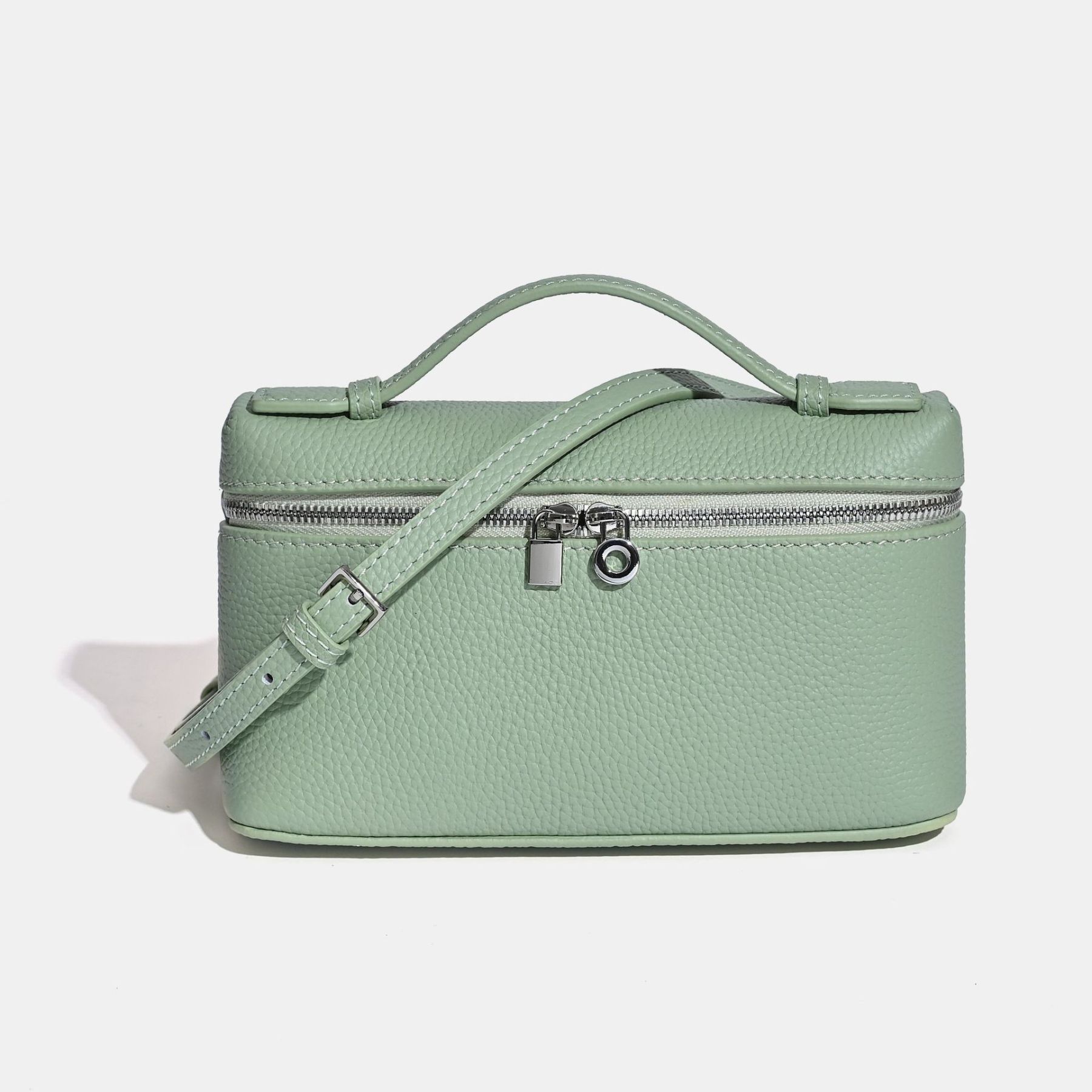 夏季限量款！LP19真皮飯盒包｜頭層牛皮材質｜手提肩背兩用｜台灣專櫃同款