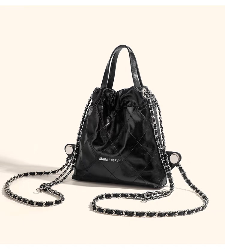 「現貨」小香風手提包 雙肩包 菱格鏈條包 經典款