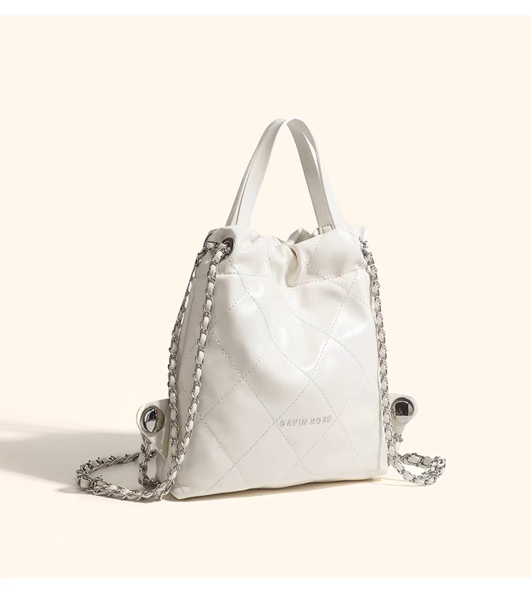 「現貨」小香風手提包 雙肩包 菱格鏈條包 經典款