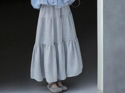 2025秋季韓系溫柔風「兩穿設計」外套套裝｜一件外套兩種穿搭 x 花苞下擺顯瘦半身裙｜