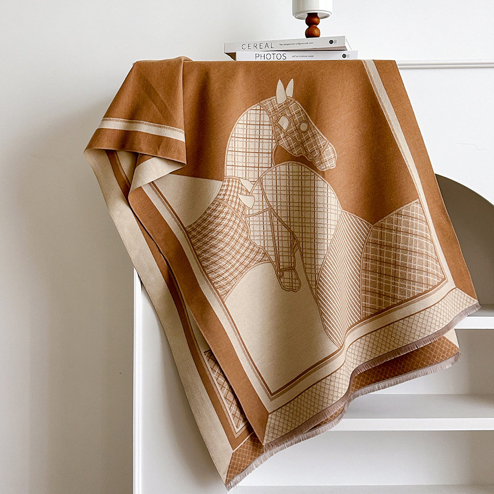 造型披肩・仿羊絨加厚圍脖