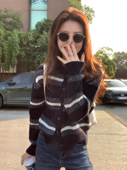 節日氛圍感單品｜紅色費爾島提花針織外套｜可內搭可外穿｜秋冬復古毛衣